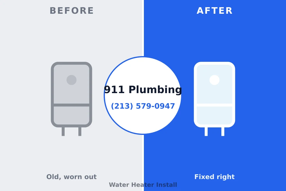 Before and after: plumbing repair Pirtleville, AZ